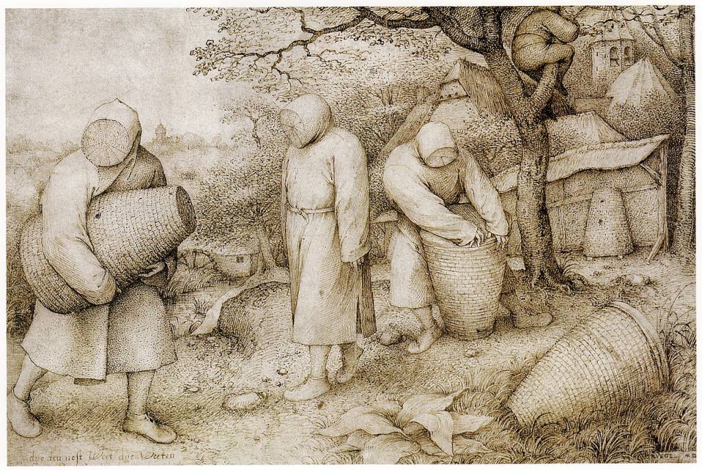 Pszczelarze (poł. XVI w.) (ryc. Pieter Breugel (starszy) via Wikimedia Commons)