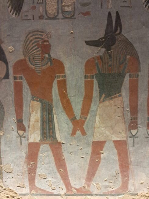 Amenhotep III z Anubisem
