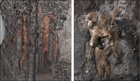 W żadnym innym miejscu nie istnieje możliwość przyjrzenia się słynnym mieczom z Podlodowa (po lewej) i Østre Toten (po prawej) z tak blisk!