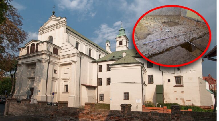 Nieznaną średniowieczną wieżę odkryto na terenie zespołu pobernardyńskiego Lublinie