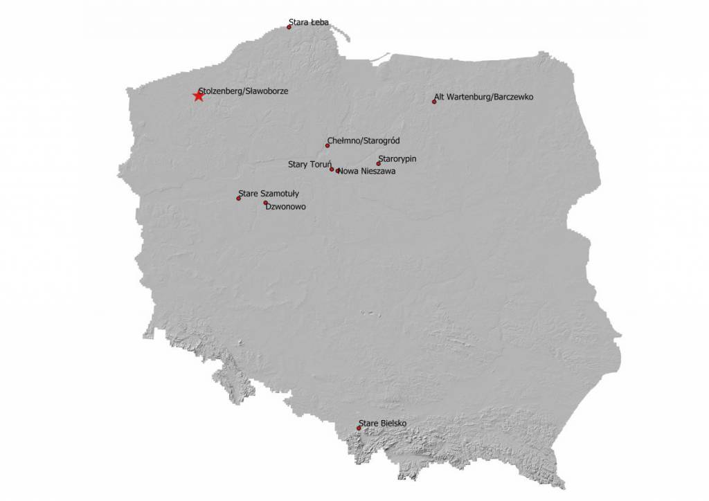 Zanikłe średniowieczne miasta odkryte dotąd na terenie Polski
