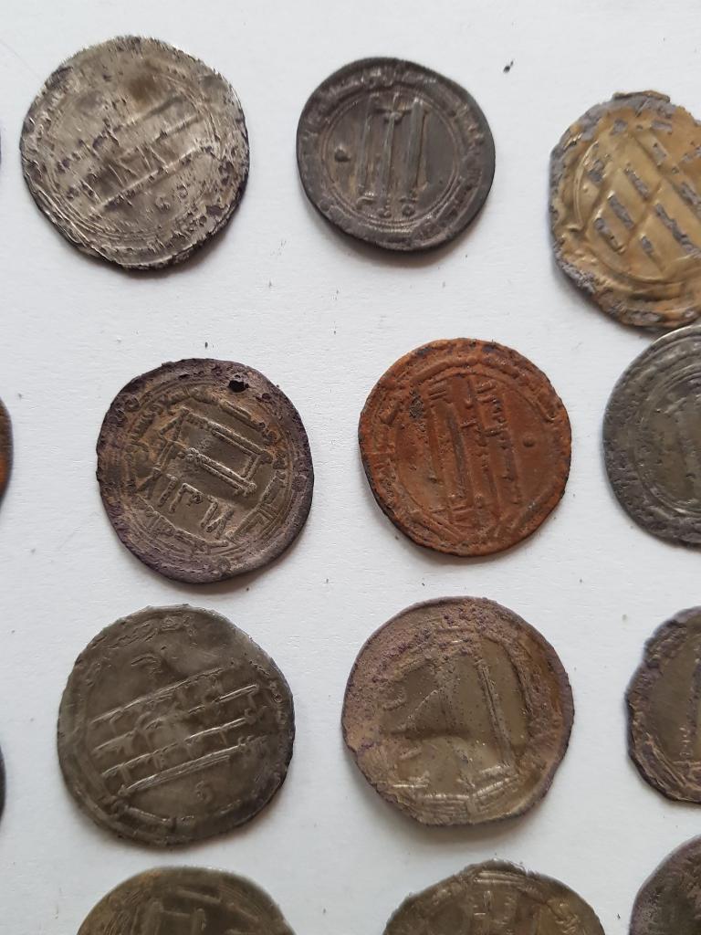 Skarb 300 srebrnych arabskich monet odkryty dzięki "Gryfowi"