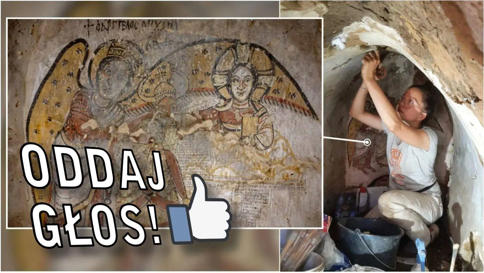 Odkryte przez polskich archeologów malowidła ścienne ze Starej Dongoli w Sudanie mają szansę na nagrody w konkursie International Archaeological Discovery Award "Khaled al-Asaad".