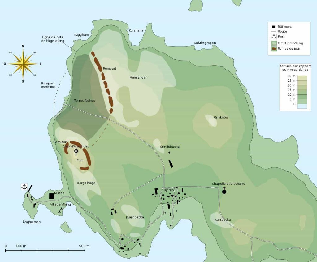 Lokalizacja stanowiska archeologicznego Birka