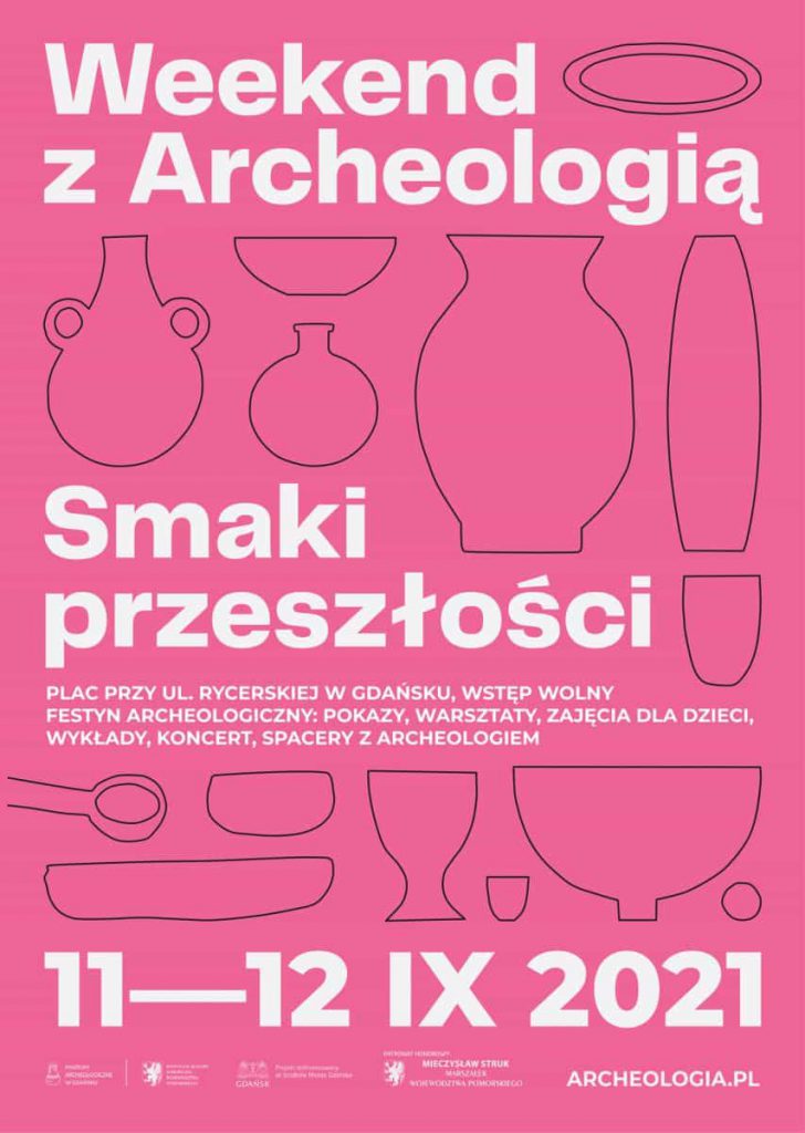 Plakat Gdansk 2021 Weekend Archeo