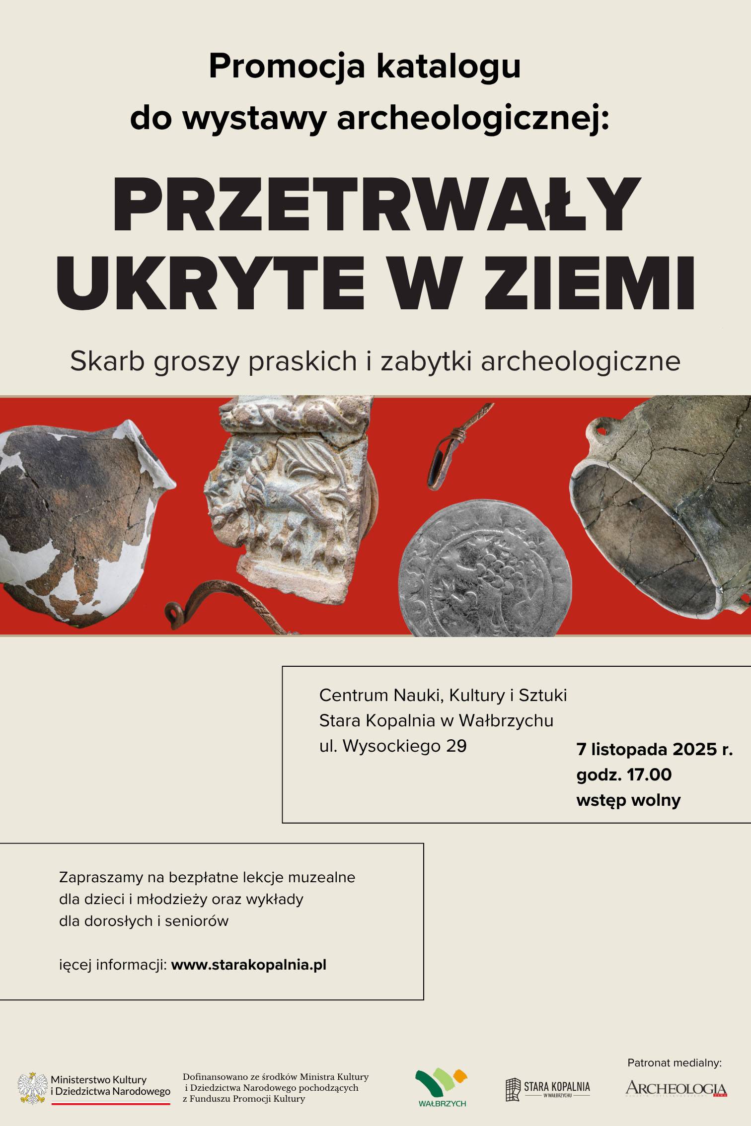 Premiera katalogu „Przetrwały ukryte w ziemi. Skarb groszy praskich i zabytki archeologiczne”