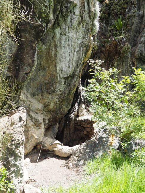 Wejście do przebadanej jaskini (fot. D. Sieczkowska-Jacyna)