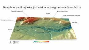 Model 3D terenu zanikłego miasta Stolzenberg